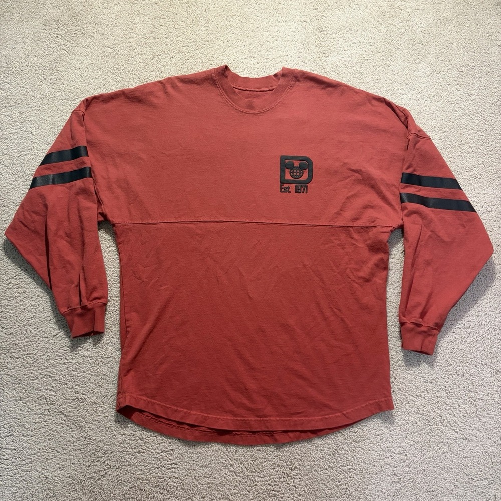 Walt Disney World Spirit Jersey Women's Small Burnt Red